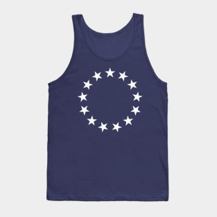 American Flag of the United States 13 Stars Betsy Ross  Flag Tank Top